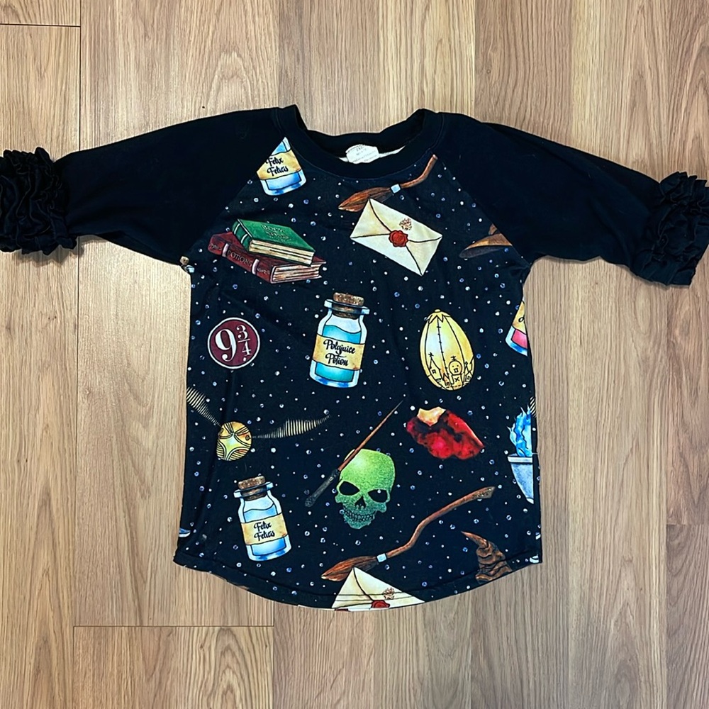 Harry Potter 3/4 Sleeve w/ruffles